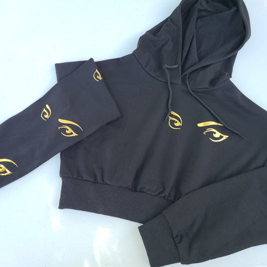 Eyecandy Crop Top Hoodies
